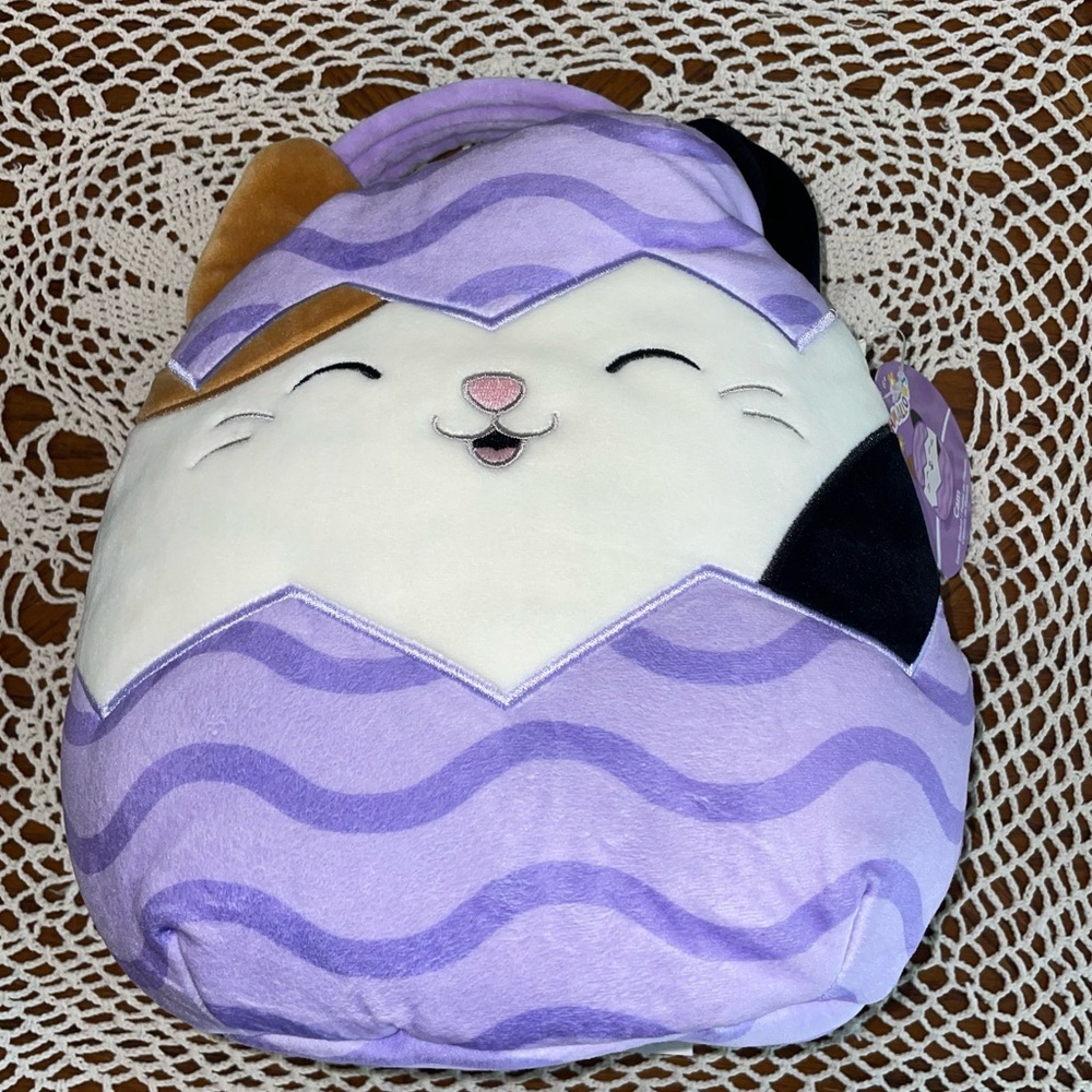 Squishmallow Easter Basket NEW Cam the Cat~ NWT - Picture 3 of 7